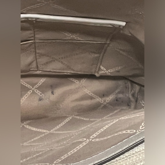 Michael Kors Monogram White and Grey Tote - Picture 10 of 15